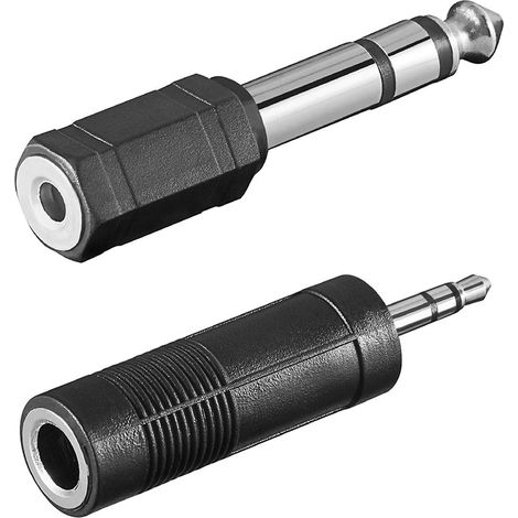 Set adattatori mini jack 3.5 stereo a jack maschio femmina 6.35 connettore audio
