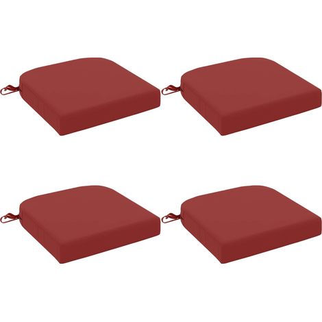 Coussins de siège en 4 pièces SOEST 4 pcs 100 % polyester – aménagement extérieur
