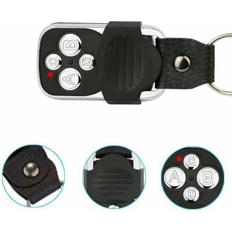 Télécommande universelle - - 3 pièces - 270-433 MHz - 4 boutons - Auto-programmable - Compatible Faac, Came, Nice (1/4)