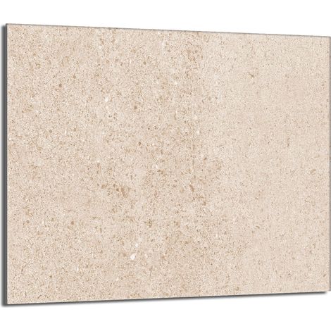 Glasschutzplatte für den Herd 60x52 Beige