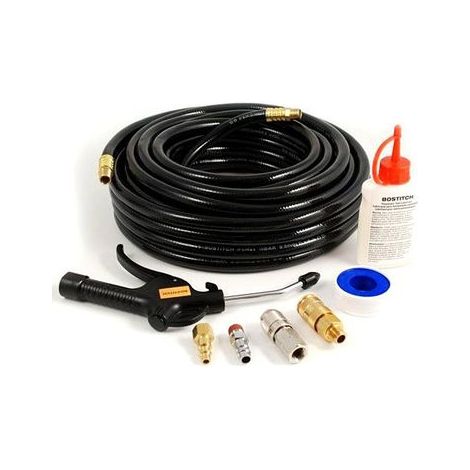 BOSTITCH Druckluftschlauch-Set + Blaspistole + Zubehör - CPACK15