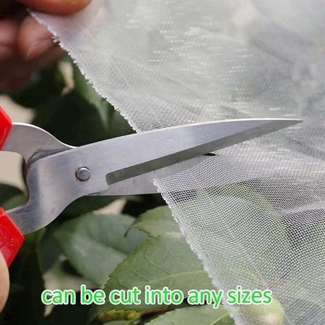 Insektennetz, 2,5 x 10 m Insektenschutznetz, Insektennetz für den Gemüsegarten, feinmaschiges Insektennetz, Gartennetze, Insektennetz für Gemüse (1/4)