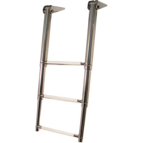 Escalera oem marine 3030316 acero inoxidable 3 peldaños antideslizantes
