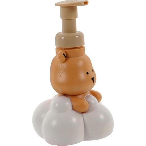 Hand Soap Dispenser 250ml Milk Brown Color Portable (1/5)