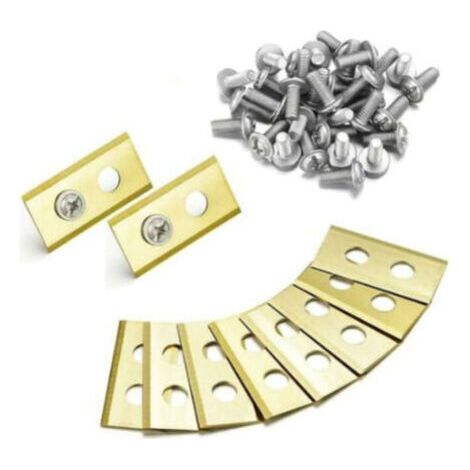 Lames de tondeuse en titane 45 x 1mm – Lames de remplacement pour Worx Landroid – Vis dacrométriques améliorées – Résistance à l'usure (1/5)