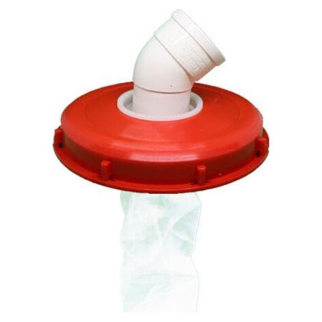 Couvercle de Réservoir IBC avec Filtre en Nylon Lavable pour Réservoir d'eau de Pluie IBC 1000 litres,Filtre À Couvercle IBC Accessoires de Réservoir IBC,Filtre à Eau de Pluie en Nylon (245mm 45 d (1/5)