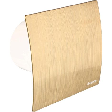 KOTARBAU Ventilateur mural Ø 100 mm - Boîtier silencieux + couvercle - Système d'extraction doré (1/5)