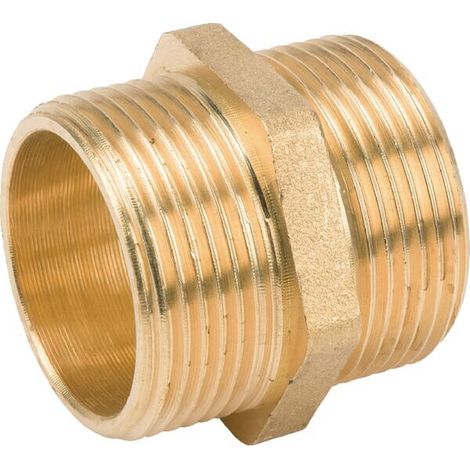 Racor de lat贸n 2xM 1 1/4" MZ FG280114MS