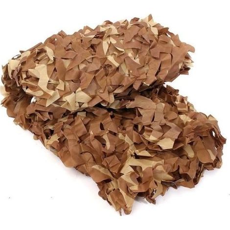 TEMPSA Filet de Camouflage Desert Militaire Woodlands Feuille Pour Chasse Camping 1.5X5M (1/4)