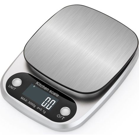 Balance électronique de cuisine domestique compacte, balance en grammes pour les mamans préparant des aliments pour bébés, pâtisserie, balance ménagère (1/2)