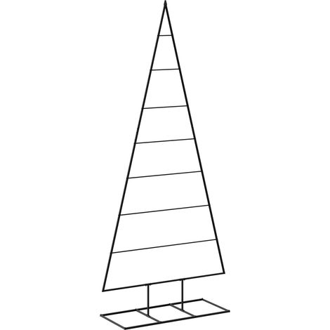 Metal Christmas Tree KUOPIO 180 cm Metal Black vidaXL (1/5)