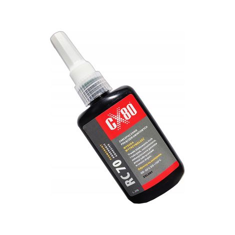 Sellador adhesivo anaeróbico para roscas metálicas de tornillos 50 ml RC70 CX80