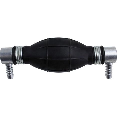 Primerpumpe – 1 Stück – Weichgummi – Integriertes Rückschlagventil – Für Benzin- und Dieselmotoren – 8-mm-Winkelanschluss (1/4)