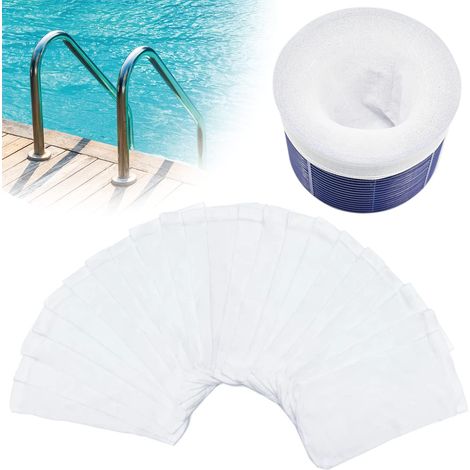 100 Pack Pool Skimmer Socks,Reusable Pool Socks for Skimmer Basket,Skimmer Socks for Above Ground & Inground Pool (1/5)