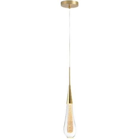 LED chandeliers, creative water droplet glass chandeliers, modern golden glass LED ceiling lights(warm light) (1/5)
