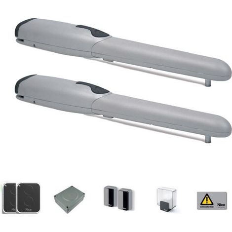 NICE Wingokit 4024 BD Per cancelli a battente con ante fino a 2 m - WINGO4024BDKCE