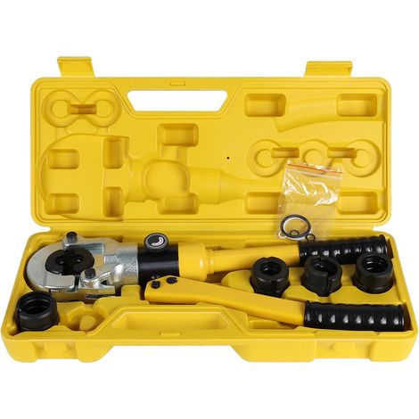 Hydraulische Rohrverpresszange, effizientes Zwei-Geschwindigkeits-System, vielseitige Kompatibilität, Crimpwerkzeug (1/2)