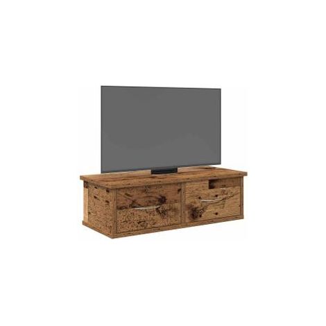 Armoire murale vieux bois 60x26x18,5 bois d'ingénierie (1/5)