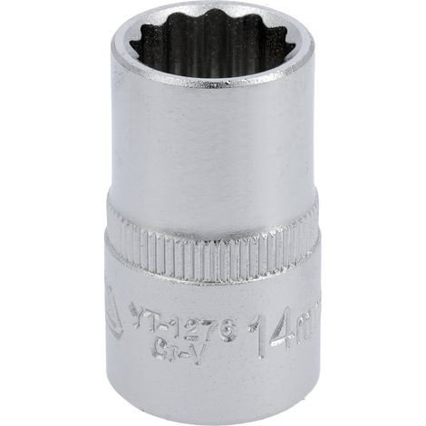 Stecknuss 14 mm 1/2" 12-kant kurz