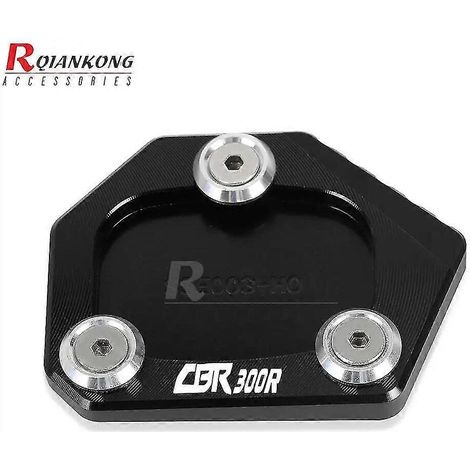 Motorrad für Honda CBR250R CBR250F CBR300R CBR500R CBR600F CBR600RR CBR650F CBR650R CNC Seitenständer vergrößert Seitenständer-Fußplatte--CBR300R Logo6