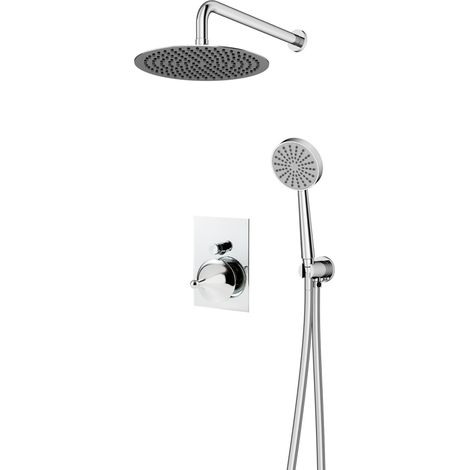 Presto Conjunto ducha empotrable 2 vías Chip cromo (1/2)