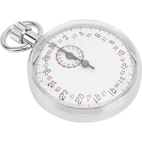 J12001 Mechanical Stopwatch/Stopwatch 0.1S, Physics Teaching Equipment, Sports Goods, Track and Field Competition Timing Stopwatch, Metal, Stainless Steel (1/5)