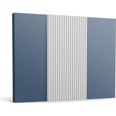 3d wall panel Orac Decor WX210-2600 REED Wall paneling Acoustic panel Frieze Panel moulding Stucco moulding Decorative moulding contemporary design white 2,6 m