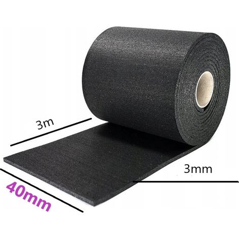 Almohadillas de goma para vigas 300cmx4cmx3mm - almohadilla de goma - cinta (1/5)