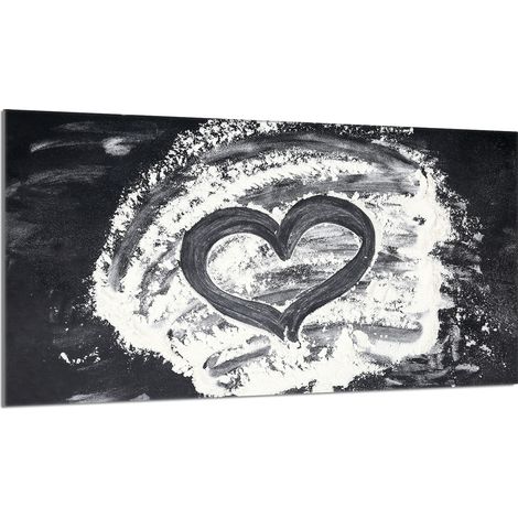 Protector de cristal para encimera 90x52 Corazón (1/5)