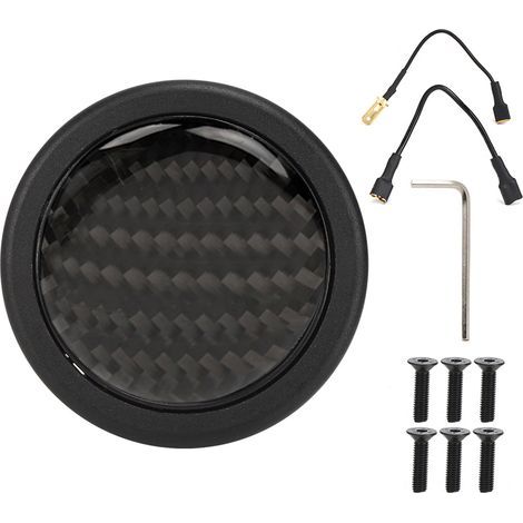 Kit 6 boulons bouton poussoir klaxon en fibre de carbone pour volant Sparco pièces auto modifiées (1/5)