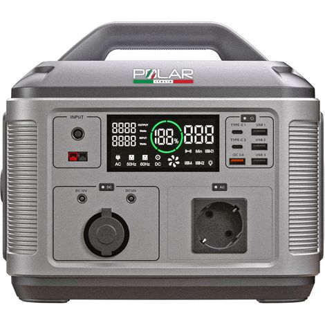 station d'alimentation portable à batterie Polar "Power Station M700" 700 W (1/3)