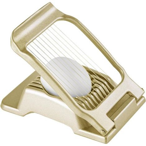 Coupe-œufs multifonctionnel – Or – Aluminium – Tranches parfaites – Champignons, jambon, légumes (1/5)