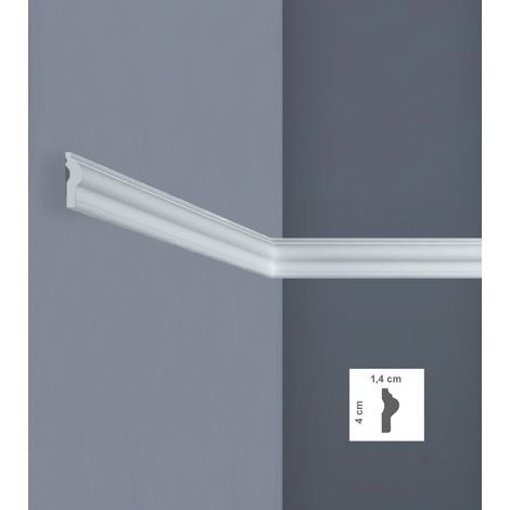 Cornice soffitto e pareti xps 1,4x3x200 cm art. i709