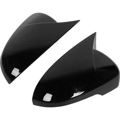 Paire de couvercles de rétroviseurs de porte en forme de klaxon, capuchons latéraux de remplacement pour Hyundai Tucson 2019 – 2020, noir (1/5)
