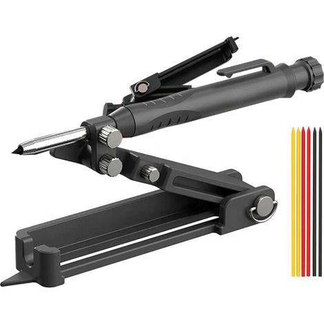 Traceur Circulaire - Alliage D'aluminium Et Plastique - Pour Menuiserie Et Bricolage - 1 Pièce (1/5)