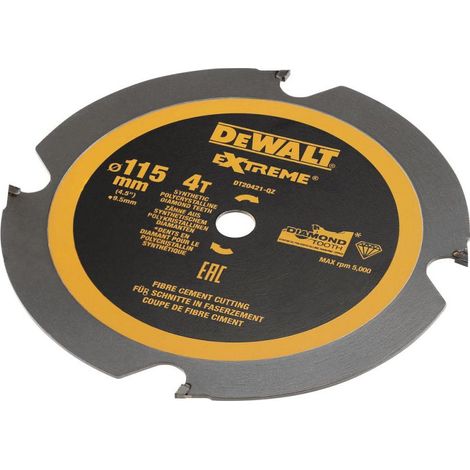 DeWALT - Sägeblatt 115x9,5 mm, 4 Zähne DT20421