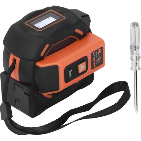 Mètre laser numérique 2-en-1, outil de mesure électronique de distance, télémètre digital SWTM60 (1/5)