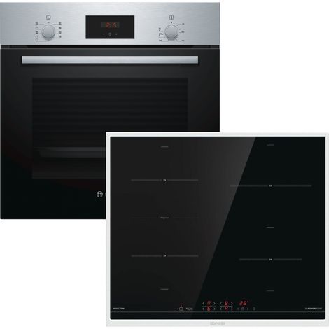 Herdset Bosch Einbau-Backofen mit Gorenje Induktionskochfeld - autark, 60 cm