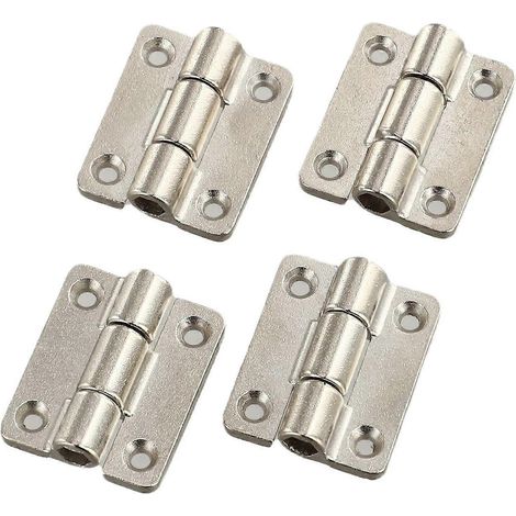 Ensemble de 4 charnières à couple réglable alliage de zinc amortisseur et butée charnière à friction 360° pour porte de meuble (1/5)