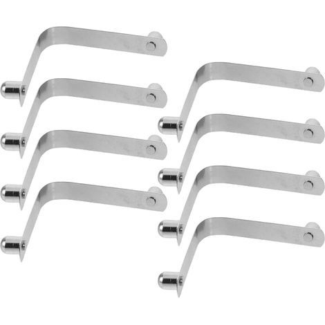 8 Clips en V en Acier Inoxydable 8pcs pour Perche D'épuisette de Piscine, Connecteur Robuste pour Accessoires de Nettoyage Piscine Hors Sol, Support de Fixation Compatible (1/5)