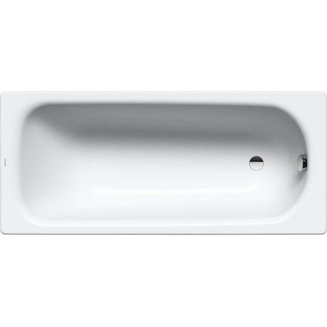 Kaldewei – Baignoire rectangulaire Saniform Plus 375-1 180x80 cm acier émaillé blanc – Évacuation pied 52 mm – 112800010001