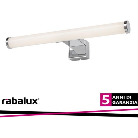 Applique bagno specchio 30cm cromo LED 5W IP44 Rabalux (1/3)