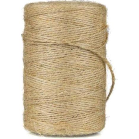 200M x 2mmFicelle de jute naturelle – Corde résistante pour arts créatifs – Emballage cadeau et décoration – Corde de chanvre durable (1/5)