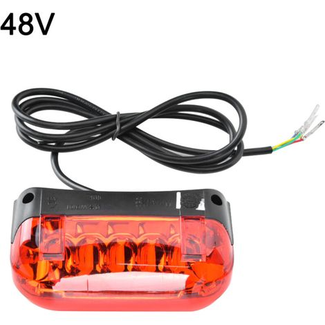 Intelligentes 2-in-1-Rücklicht für 48-V-Elektroroller mit Bremsfunktion (1/5)