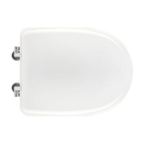 SEDILE WC PER JUMBO VASO ARETHONA FORMA 6- Bianco -Cerniere C espansione- CW- pezzi 1