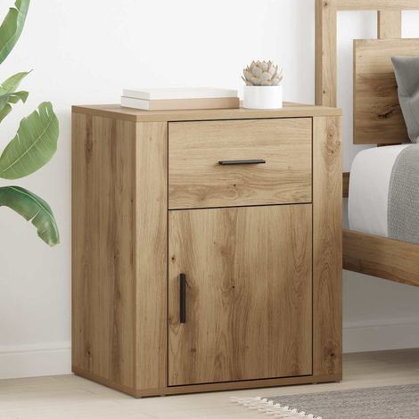 Bedside Cabinet Artisan oak 50 x 36 x 60 cm Engineered wood vidaXL (1/5)