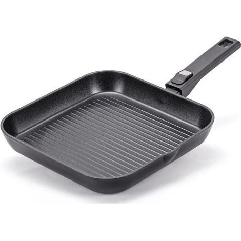 Berndes Bistecchiera Quadrata 28 cm Alluminio Forgiato Antiaderente