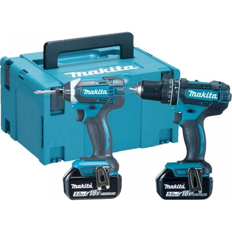Makita DLX2131TJ Twin Pack 18V 2 x 5.0Ah Li-ion MAKDLX2131TJ