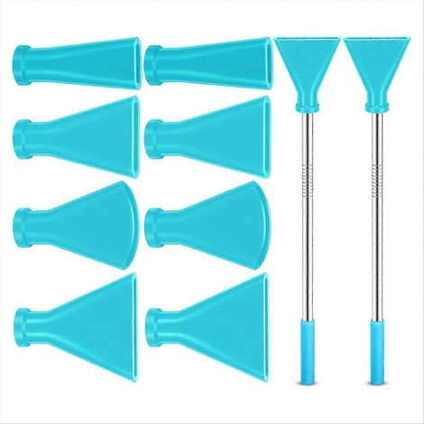 8-teiliges Set mit Zubehör für Acryl-Pouring-Techniken, Edelstahl-Trimm- und Blasdüsen, Fluid-Art-Werkzeuge, für Fluid Art (1/5)