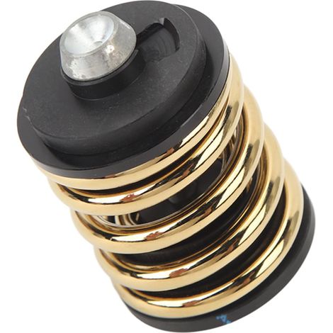 Amortisseur Arrière de Vélo Pliant, Amortisseur à Ressort en Plastique D'ingénierie en Acier Durable pour (Or) (1/5)